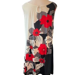 Bold Floral Sleeveless Dress